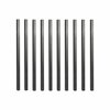 Nuvo Iron 32 in LONG x 3/4 in WIDE BLACK SQUARE TUBING GALVANIZED STEEL BALUSTERS, 10PK SQPS32